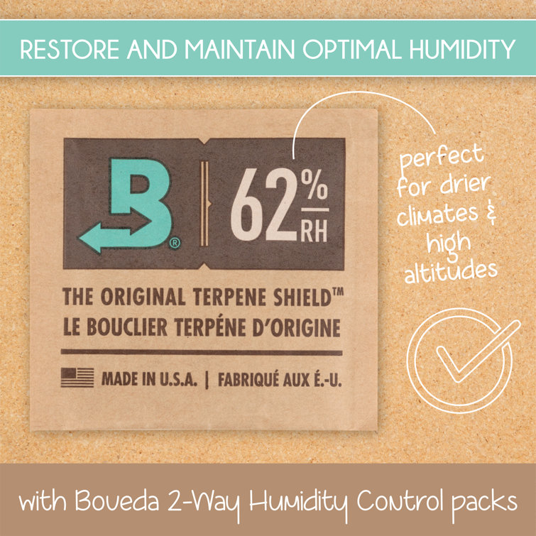 kitchentoolz Smell Proof Jar Glass Container With Airtight Metal Lid Includes 2 Way Humidity